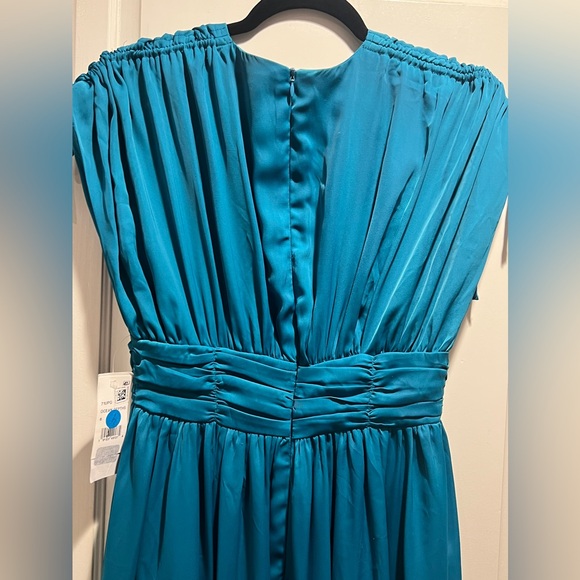 FRENCH CONNECTION Maxi Dress Polyester Women’s Size 6US Color: Ocean Depth NWT - Picture 12 of 16